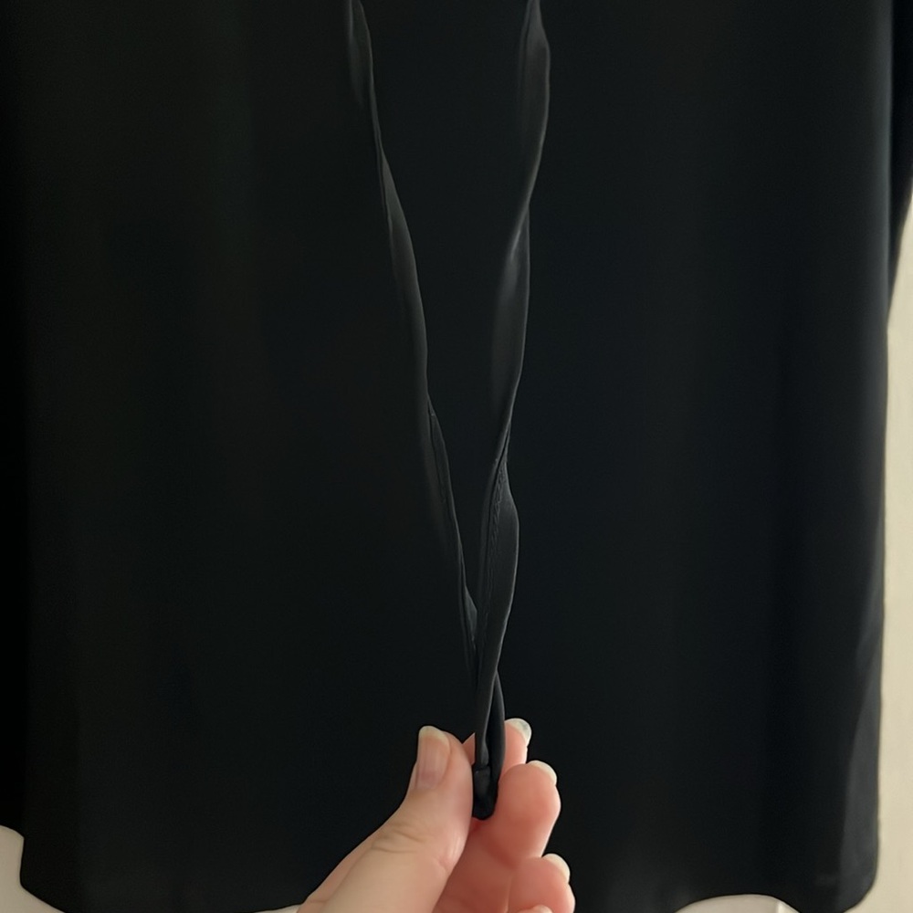 NY Collection Black Blouse - Picture 6 of 10